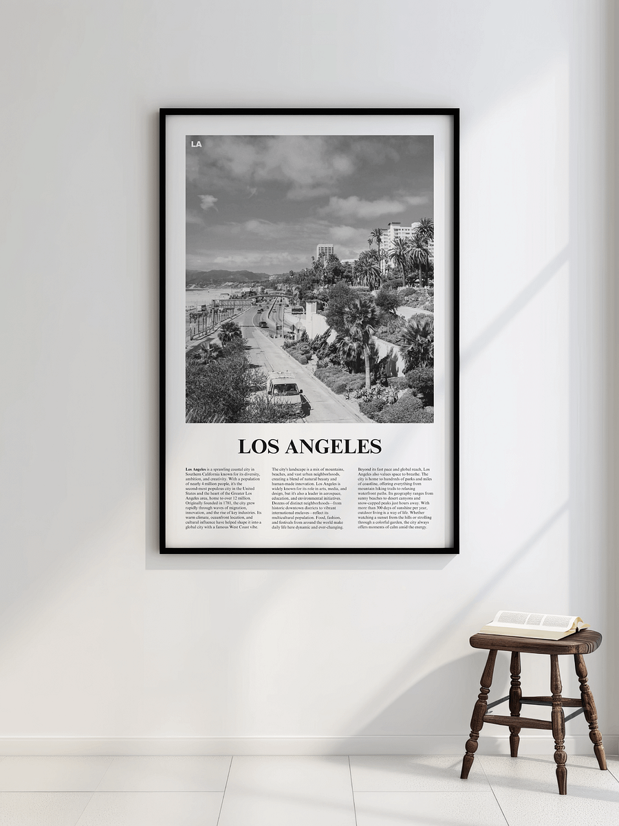 Los Angeles 03 Newspaper Poster product image (2)
