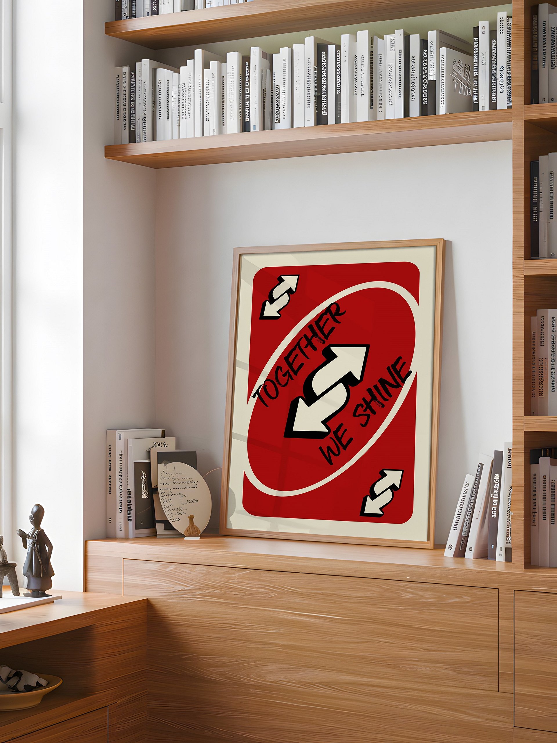 Together We Shine Wall Art Red product image (12)