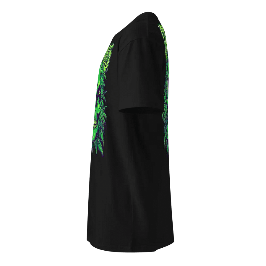 Neon Cannabis Skull Premium Tee product image (17)