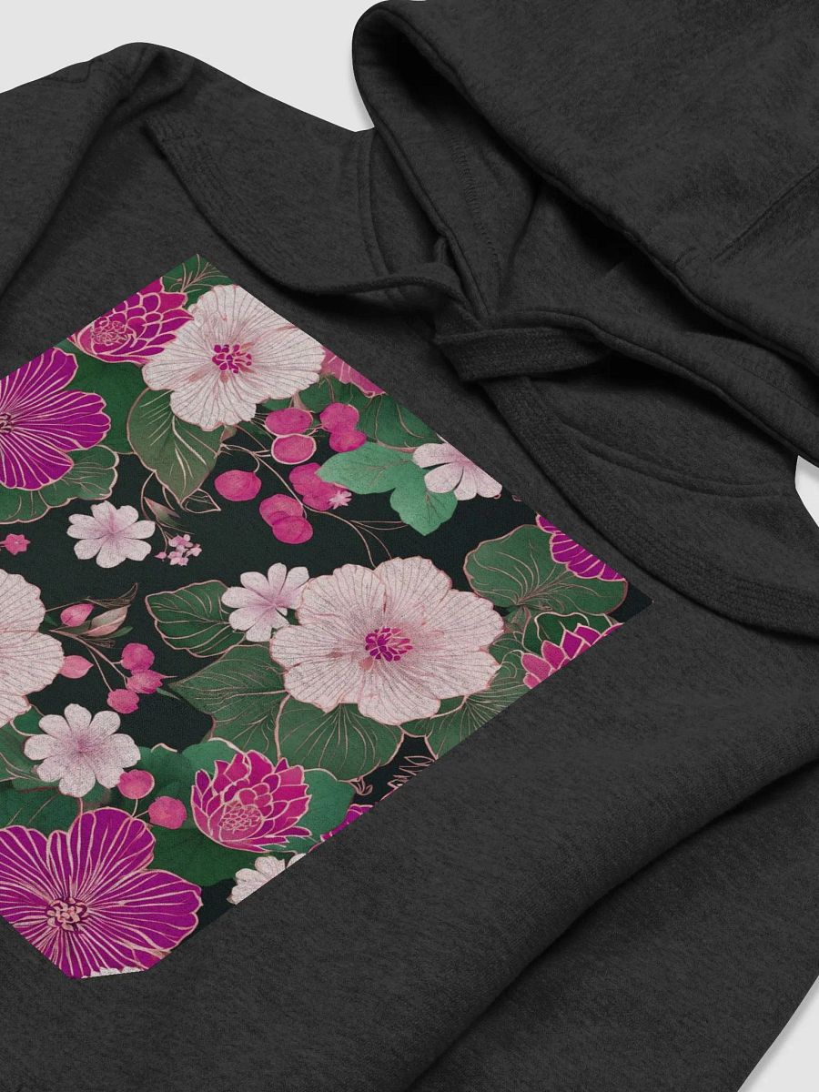 Hoodie Unisex Japanese Flowers Eight product image (3)