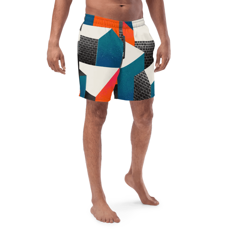 Urban Geometry All-Over Swim Trunks product image (6)