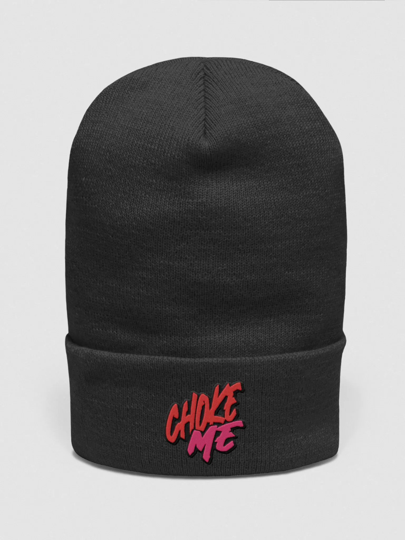 Choke Me Embroidered Beanie product image (41)