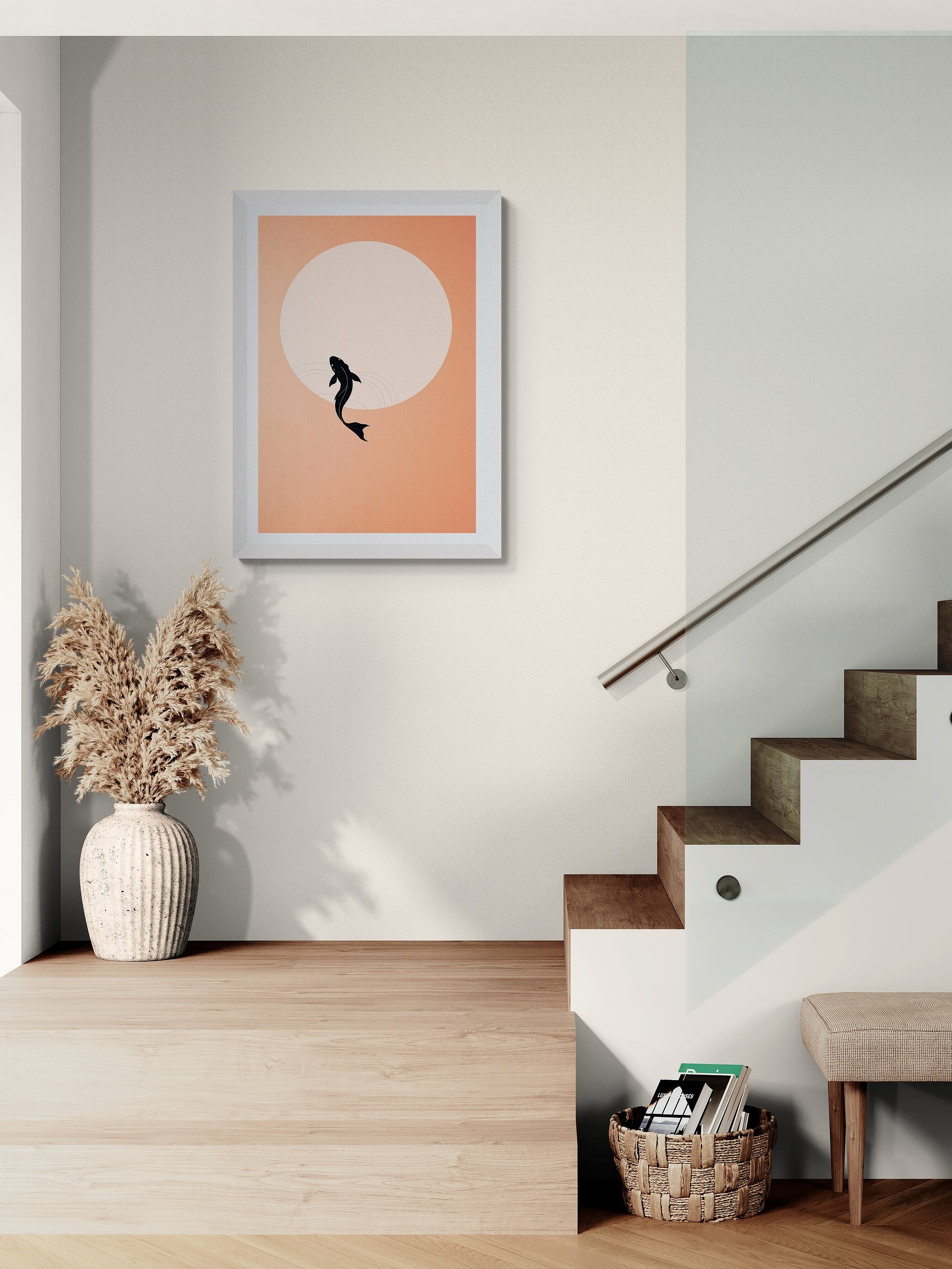 Koi Fish on Coral product image (1)