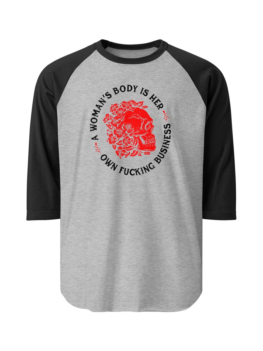 Mind Your Business (Black) - Unisex Raglan product image (1)