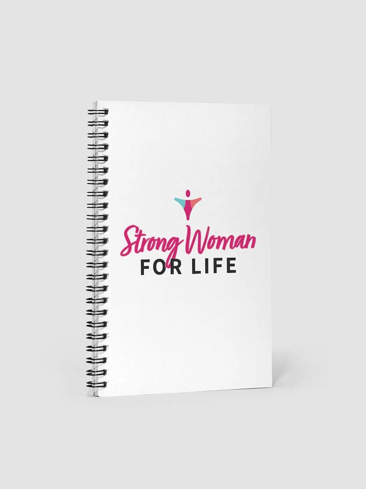 STRONG WOMAN | Spiral Notebook White product image (1)
