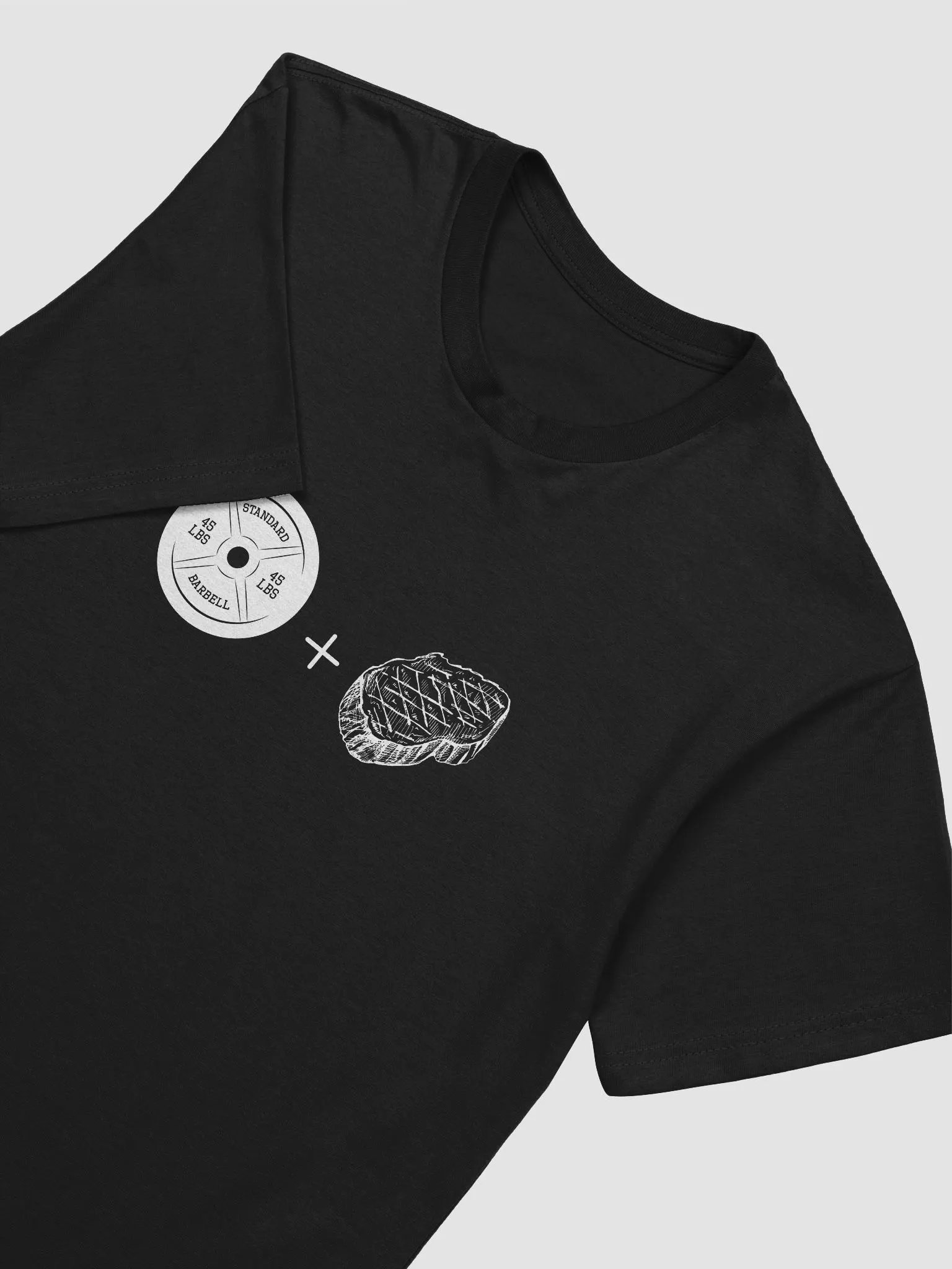 Weights + Steak Icon Shirt product image (27)
