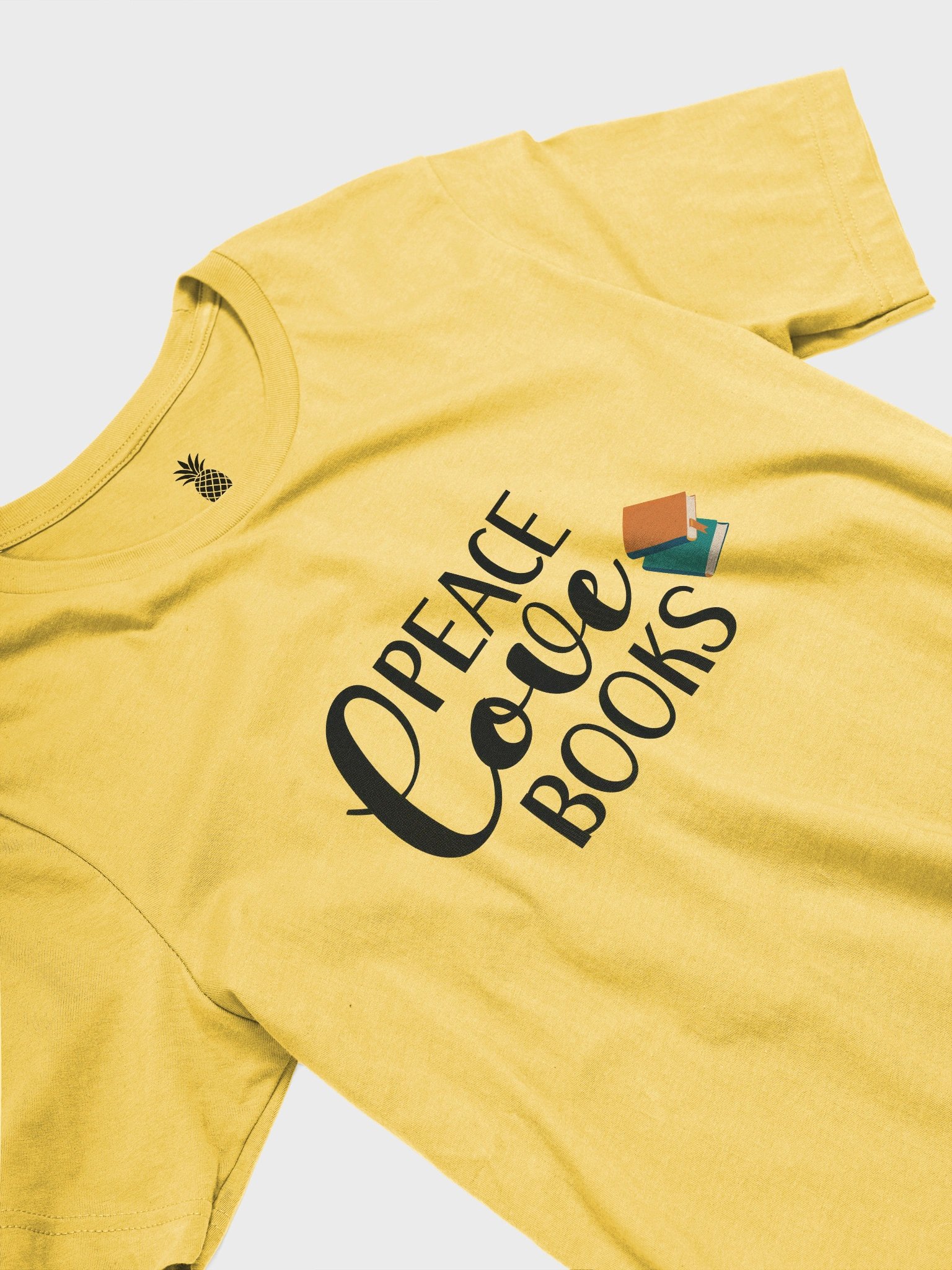 Peace Love Books Unisex T-Shirt product image (3)