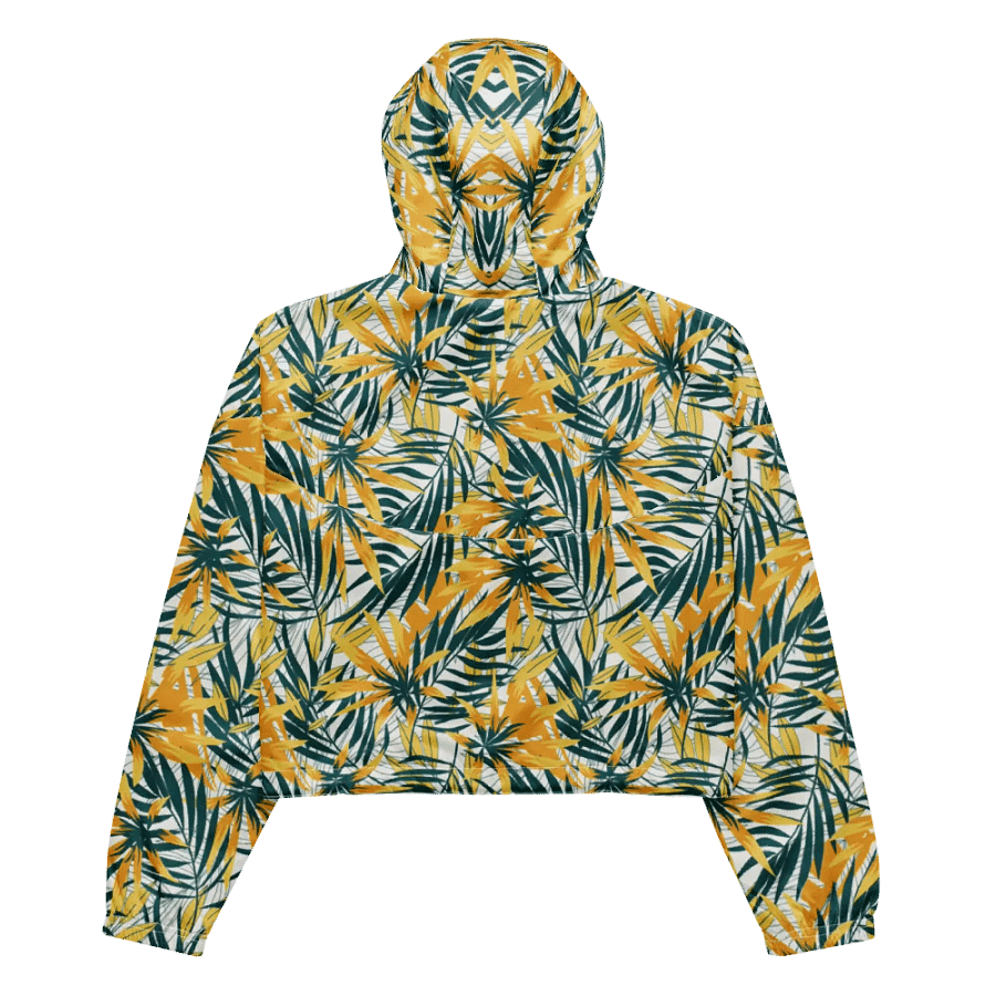 Tropical Summer | Women's Cropped Windbreaker product image (5)