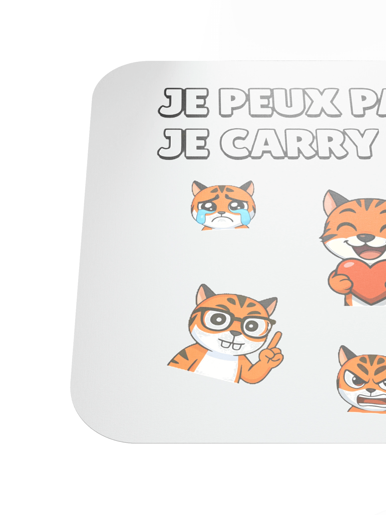 Tapis de souris "Je peux pas je carry Oxpros" product image (6)