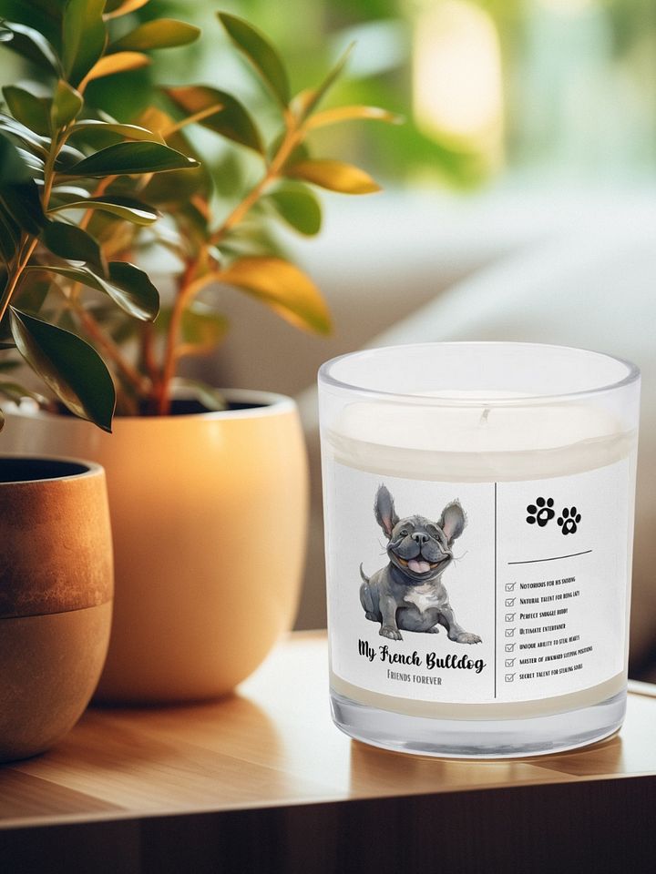 Happy Mother's Day Frenchie: Unscented Soy Candle product image (2)