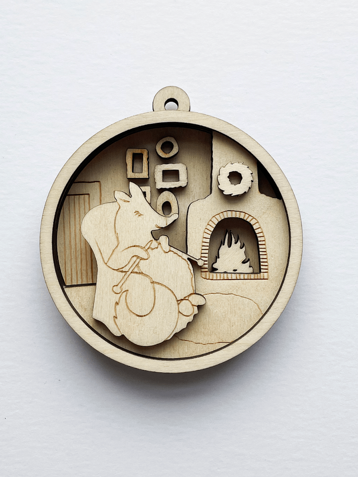 CraftTherapy Kit: Knitting Fox Christmas Ornament product image (2)