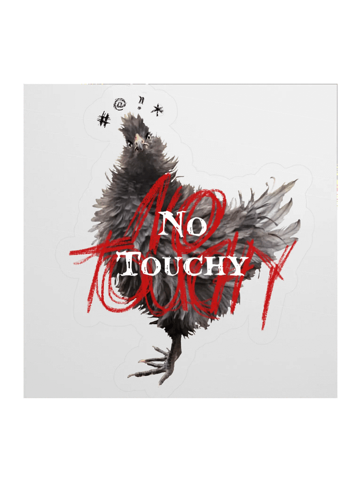 No Touchy - Sticker product image (1)