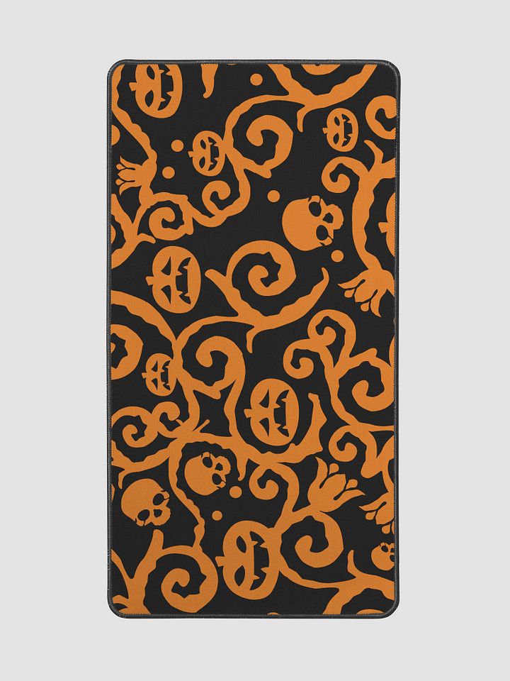 Scary Pumpkins Skull Gaming Mouse Pad product image (2)