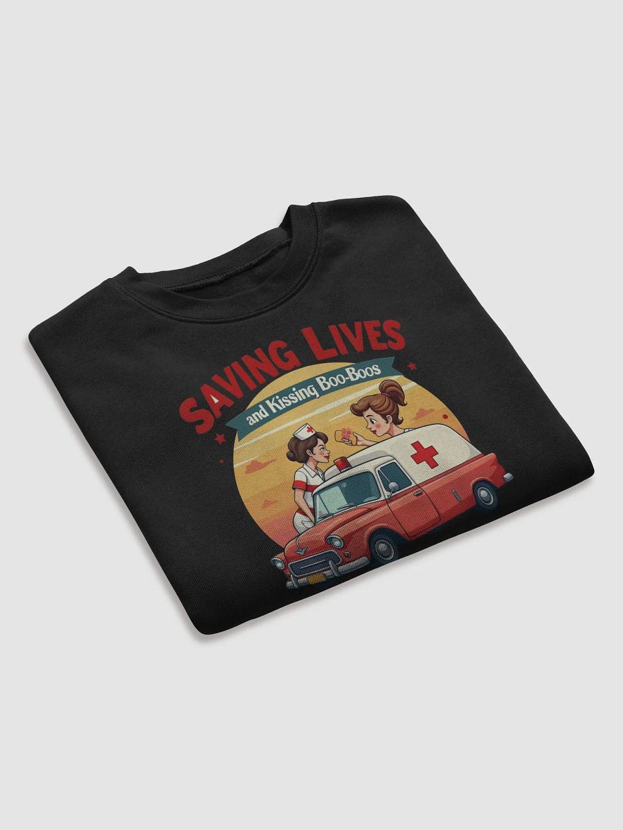 Retro Nurse Ambulance Fleece Sweatshirt product image (21)