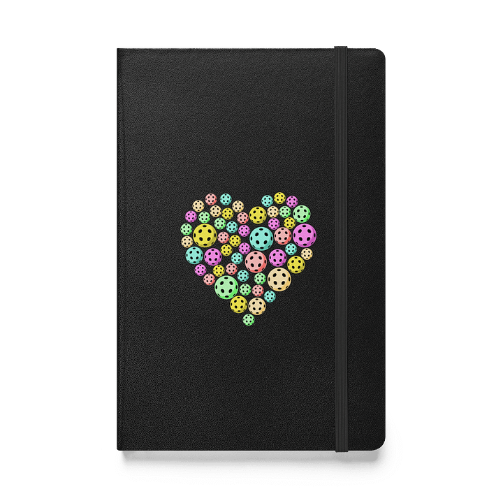 Heart Pickleball Colored Dreams Hardcover Journal product image (1)