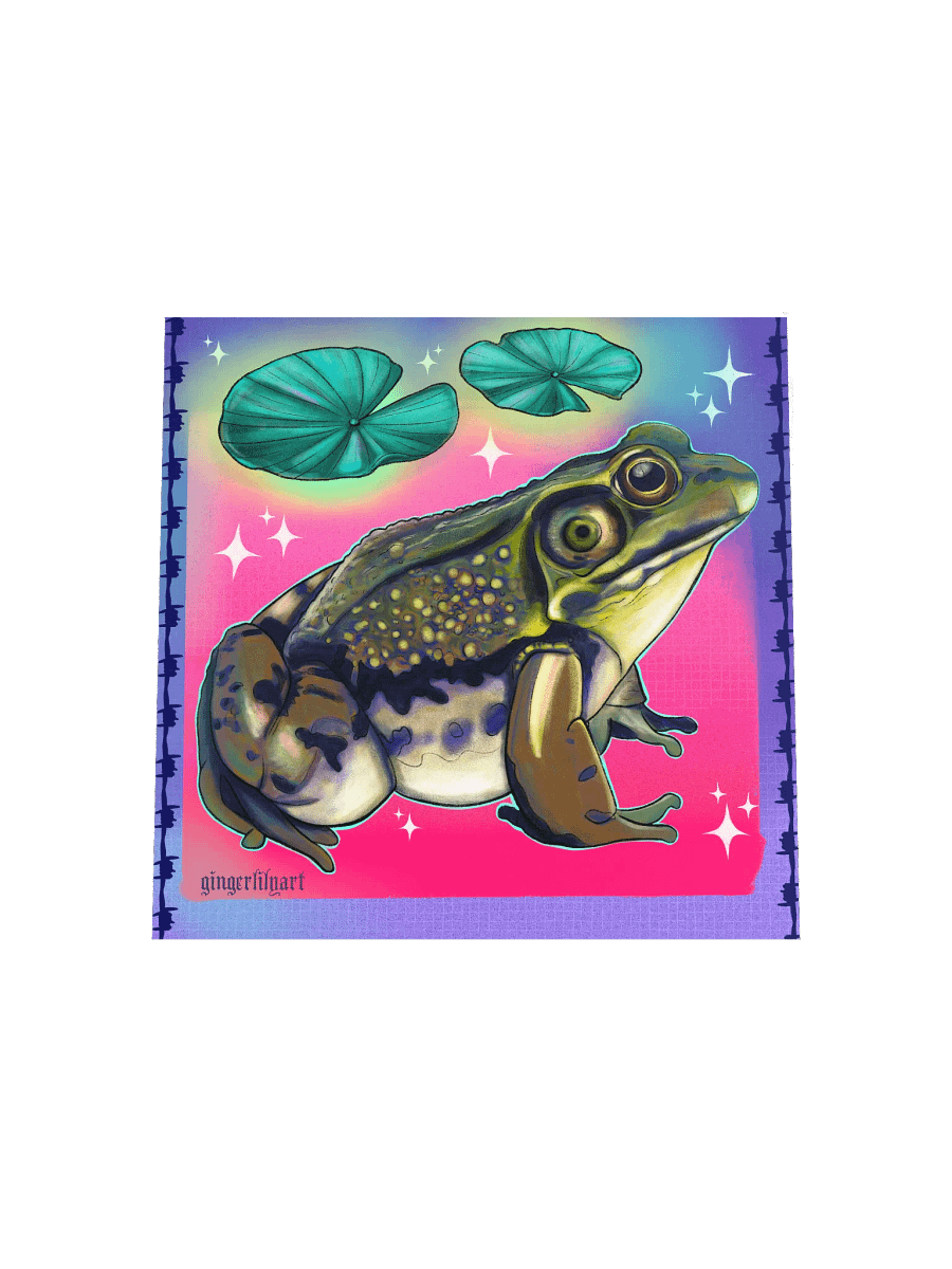 bullfrog print (text free) product image (8)