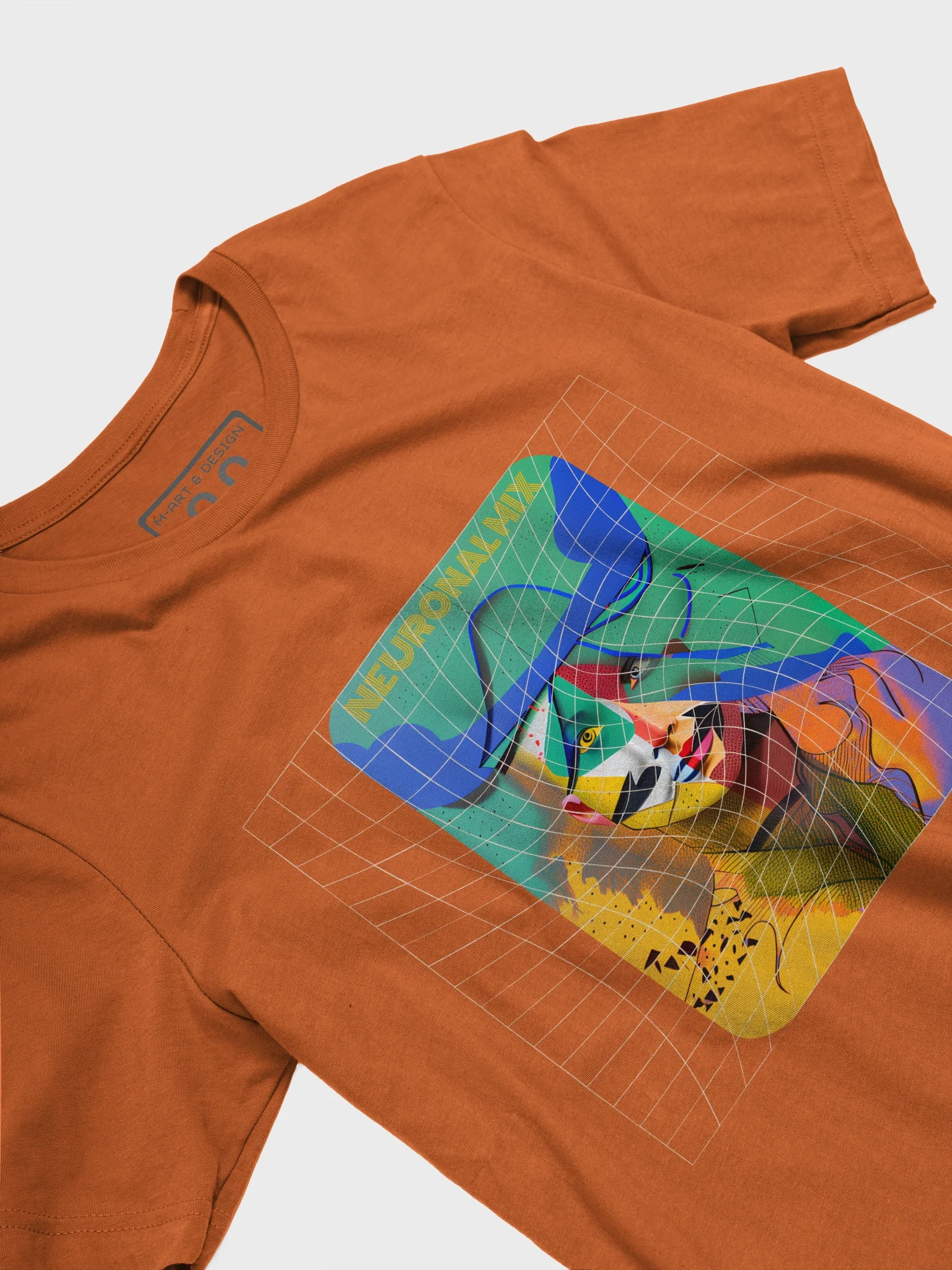 Neuronal Mix Abstract Face T-Shirt product image (3)