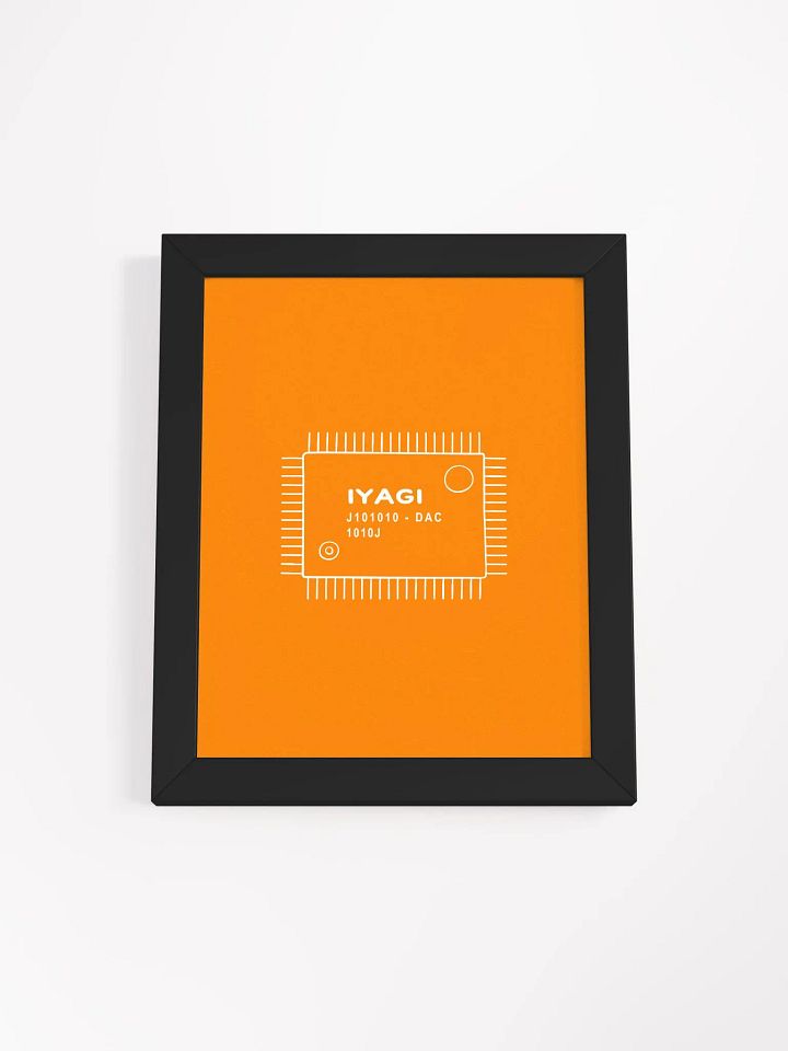 iyagi DAC Chip Framed Poster product image (27)