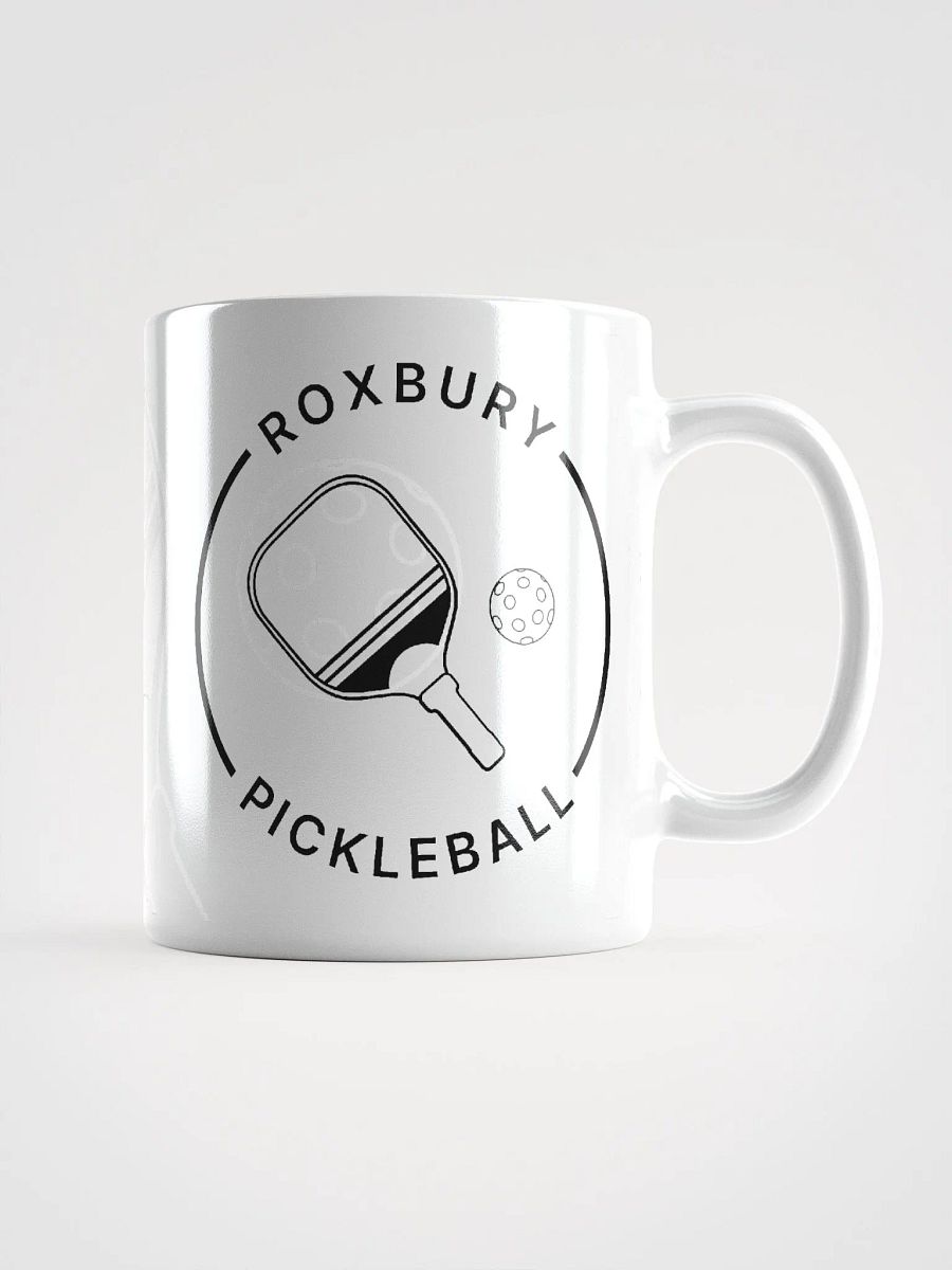 White Roxbury Pickleball Logo Mug product image (1)
