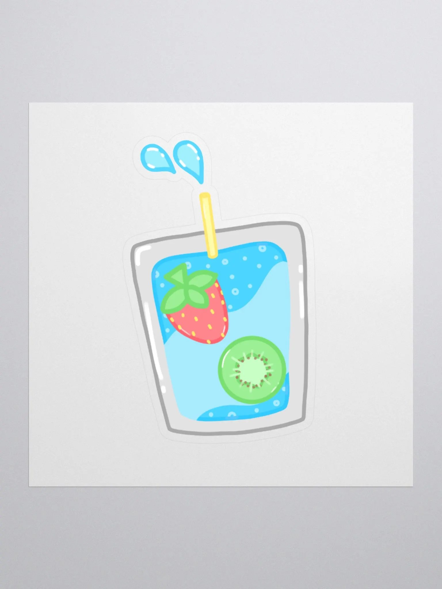 Strawberry Kiwi Juice Sticker product image (1)