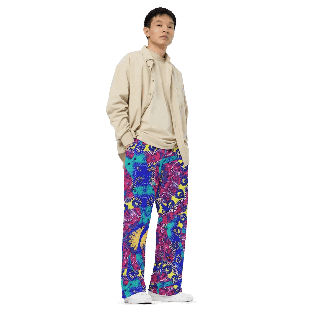 Caribbean Grafiti Wideleg Pants product image (3)