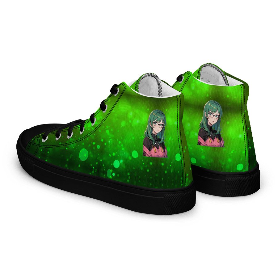 (Green WAIFU) K Women's High Top Canvas Shoes product image (5)