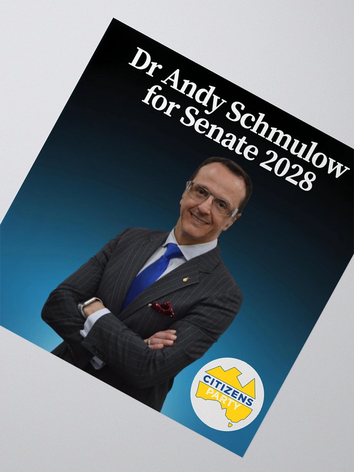 Dr Andy Schmulow for Senate stickers product image (2)