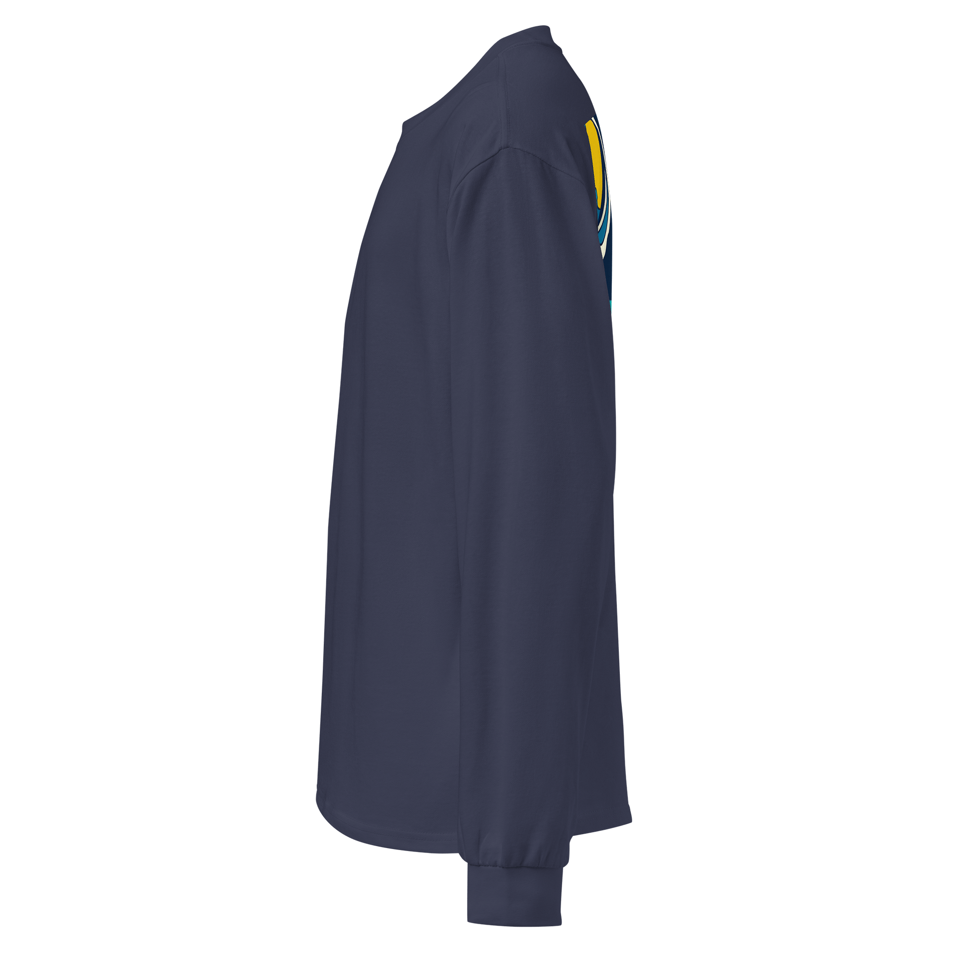 Ebb and Flow Ocean Waves Long Sleeve Shirt product image (8)