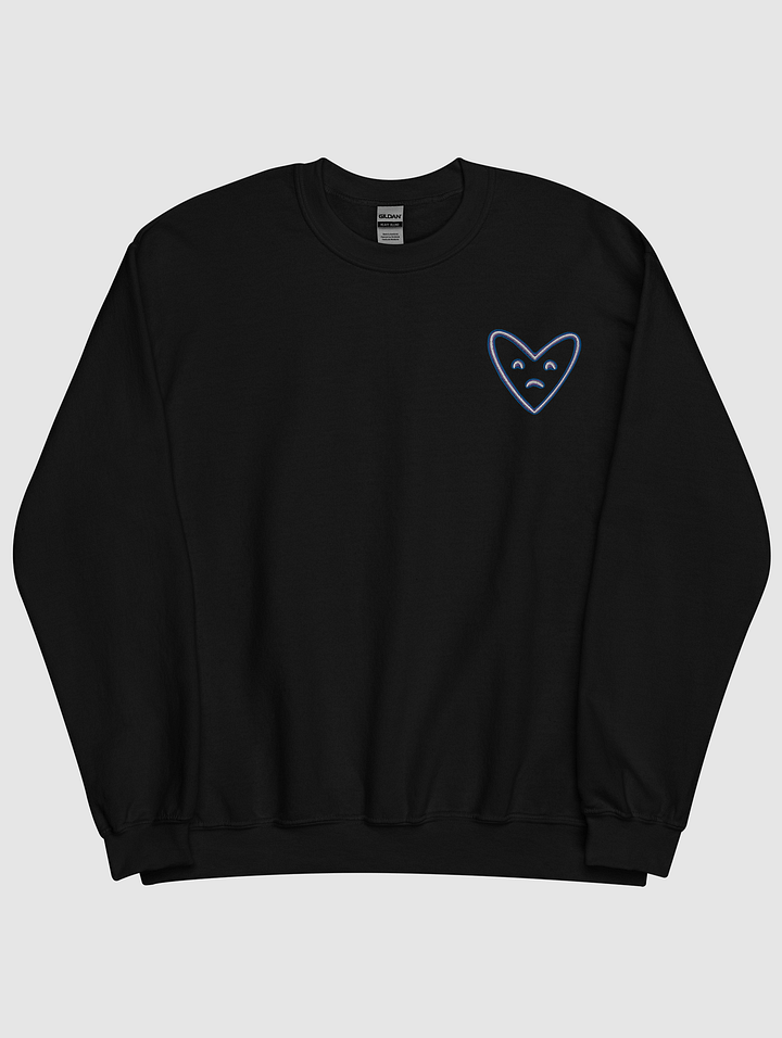 [Luna] Unisex Sweatshirt sad heart product image (1)