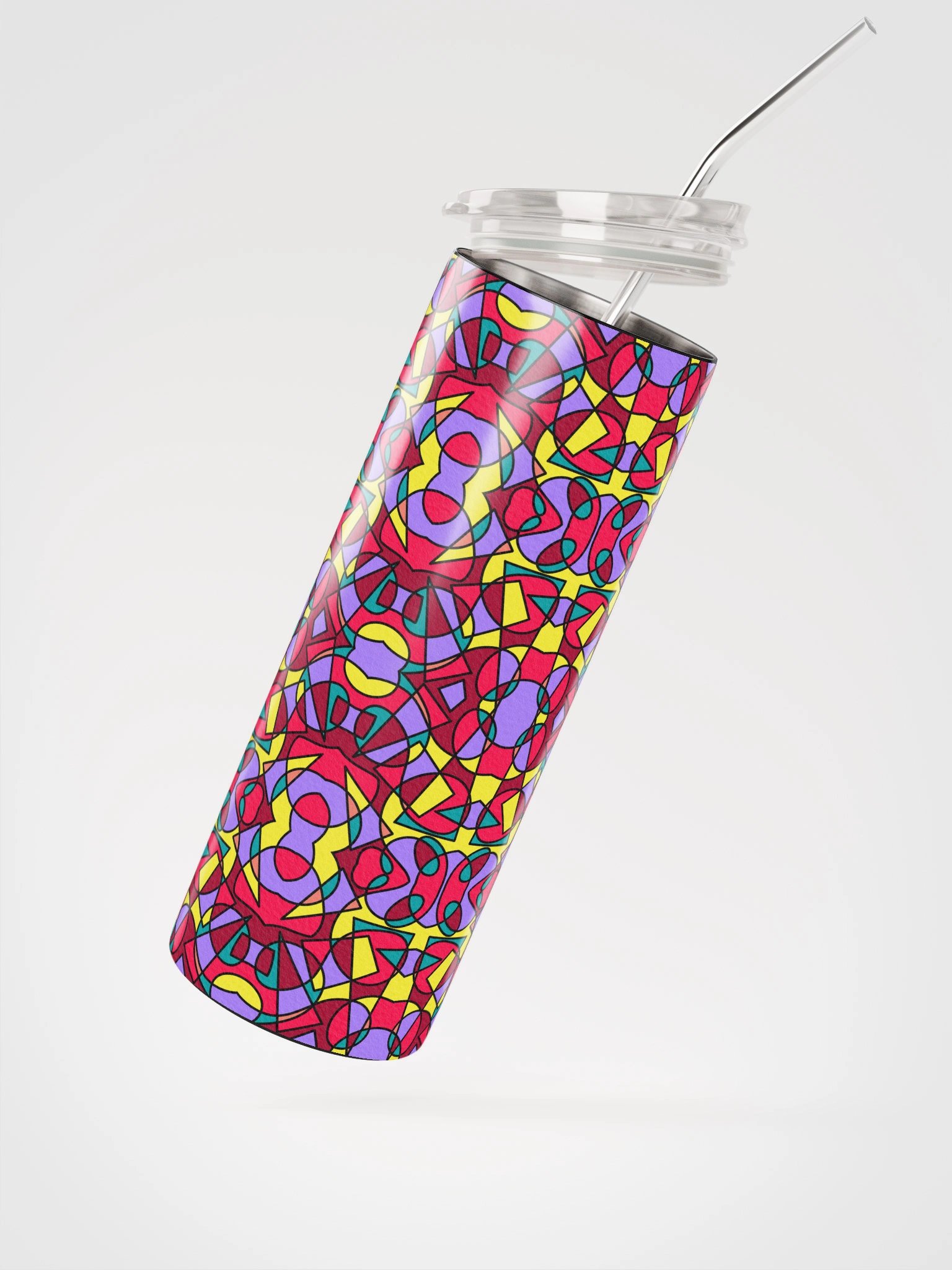 Retro Circus Ticket – Stainless Steel Tumbler product image (2)