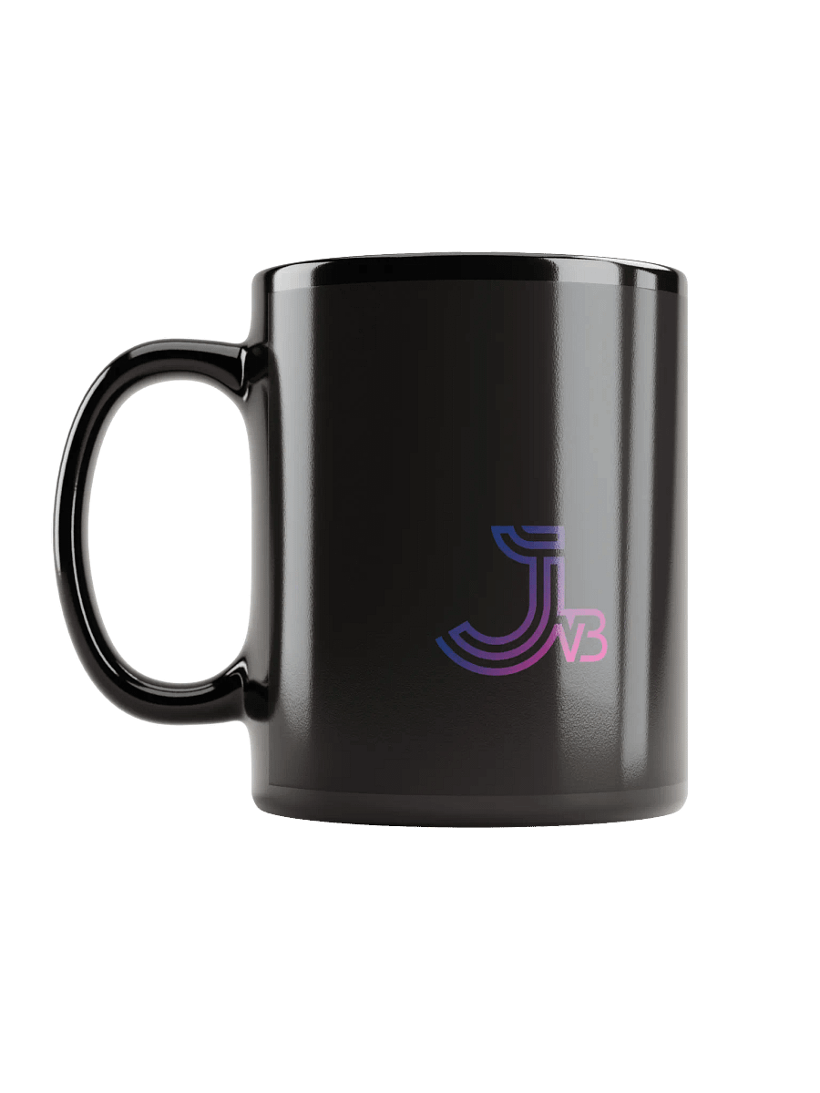 Gradient JVB Logo Black Glossy Mug product image (11)