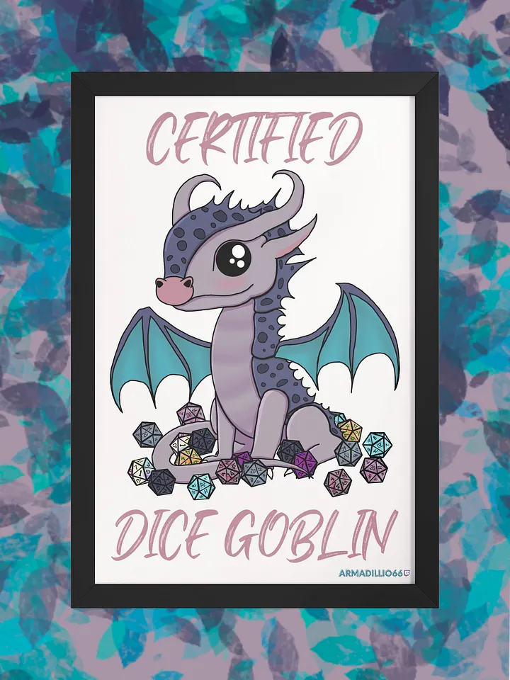 Certified Dice Goblin Poster product image (1)