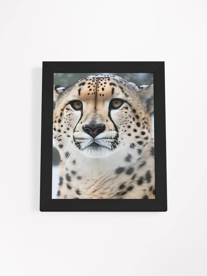 Framed High-Quality Matte Poster: Captivating Cheetah product image (2)