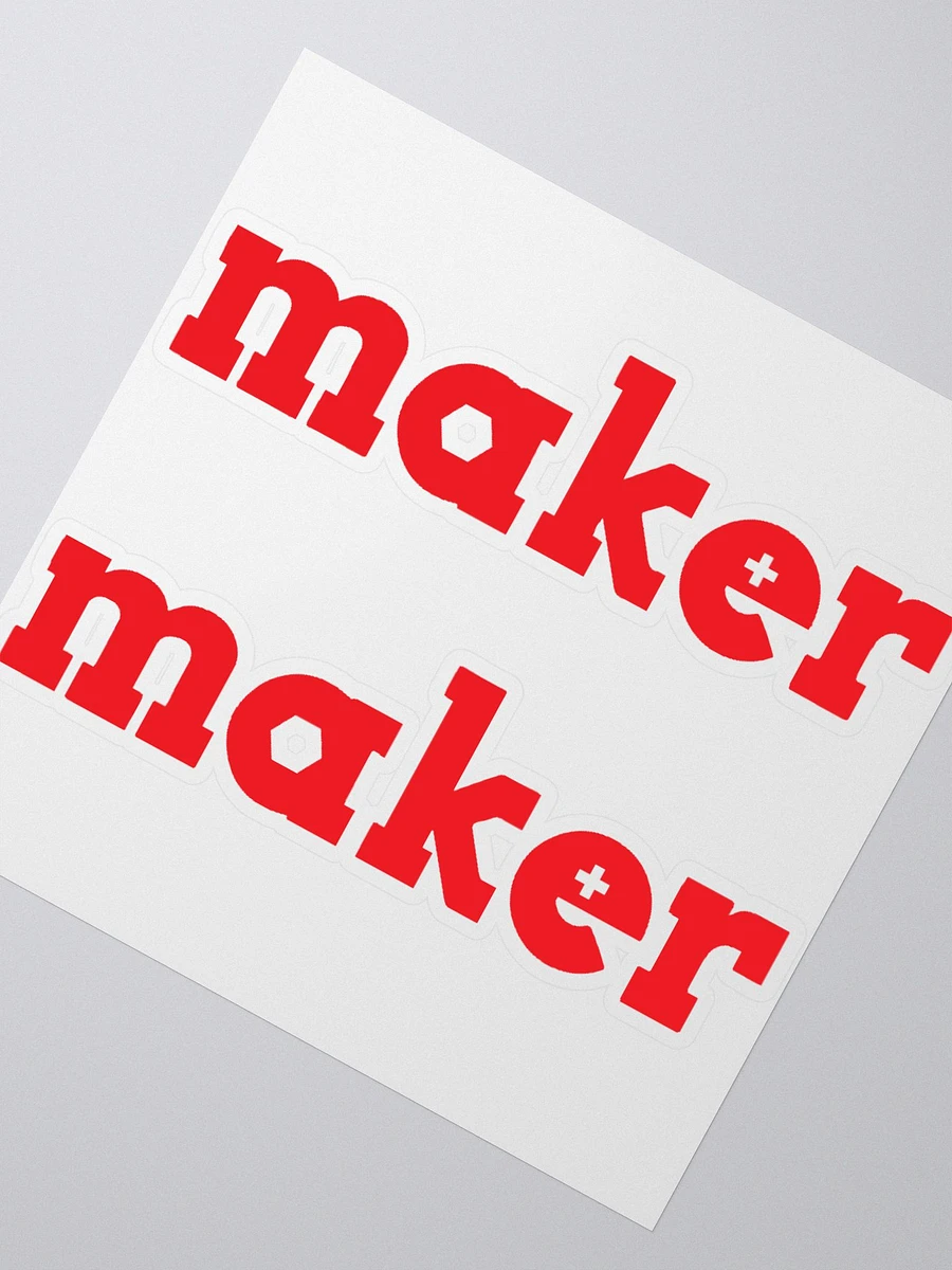 Maker 2.0 (Die-cut Sticker) product image (4)