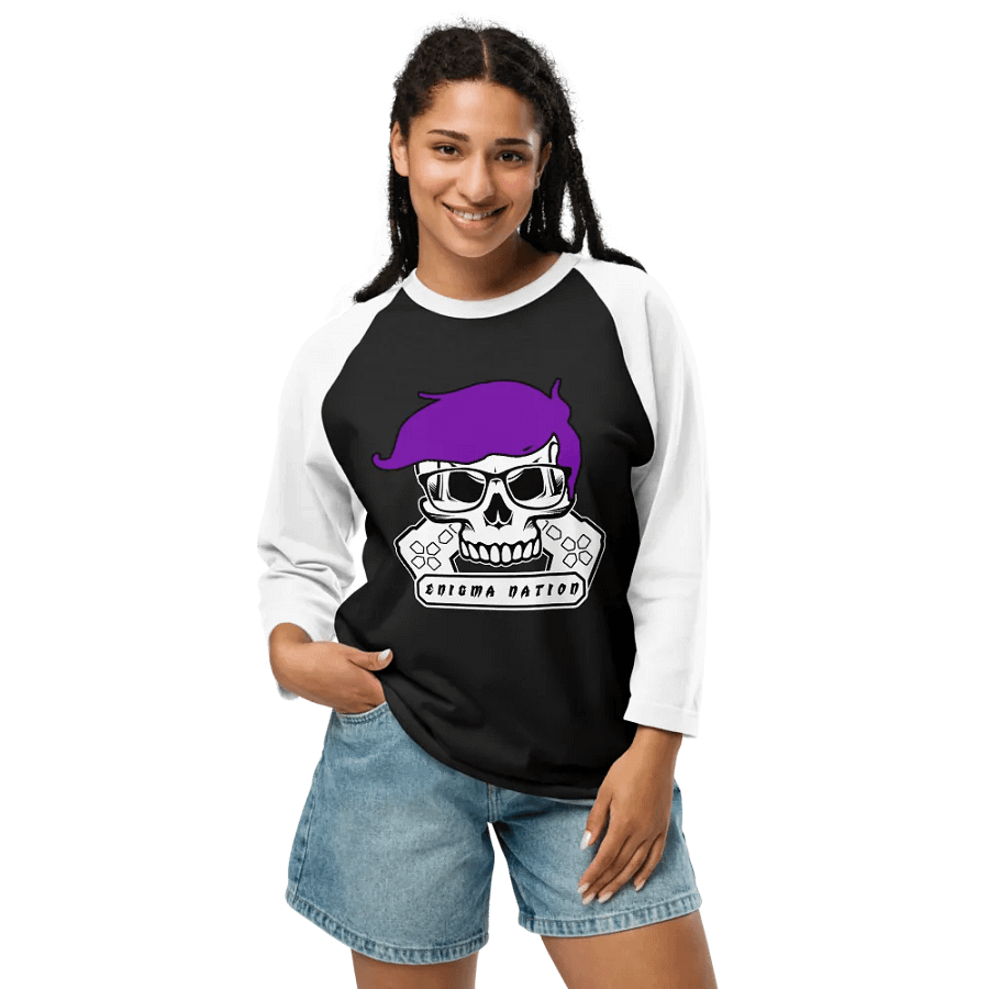 Enigma Nation Tultex Fine Jersey Raglan Tee product image (9)