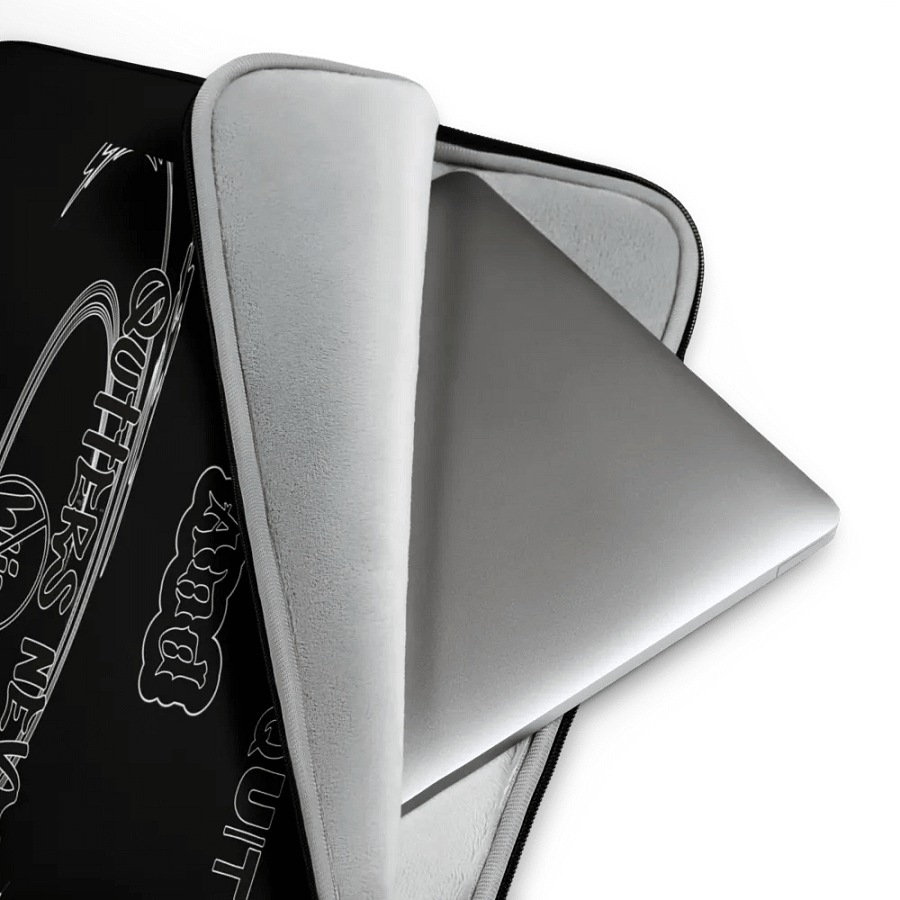 Winners Never Quit and Quitters Never Win - Black - Laptop Sleeve product image (3)