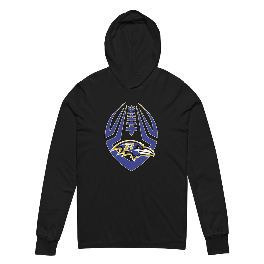 RAVENS - Tribal Football Hooded Long Sleeve Tee product image (2)