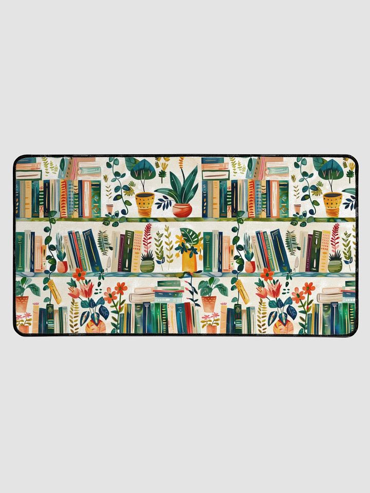 Tapis de bureau Livres et Plantes product image (1)