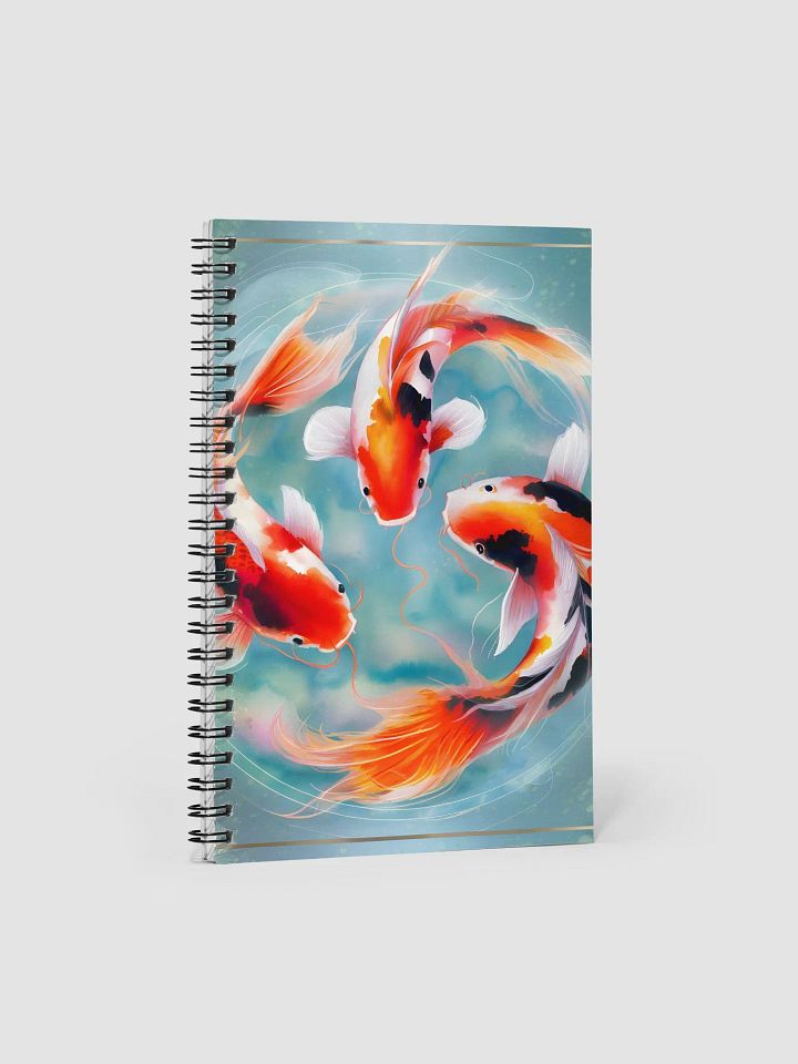 Tranquil Koi Carp Fish Spiral Notebook product image (2)
