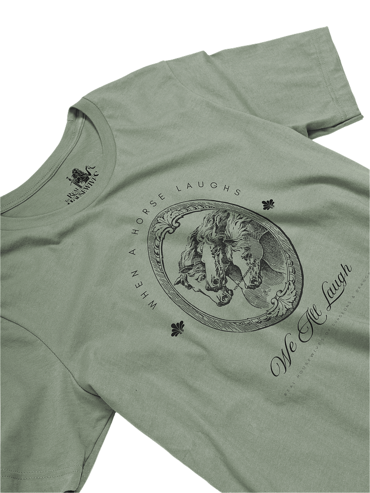 When A Horse Laughs Tee - Black product image (2)