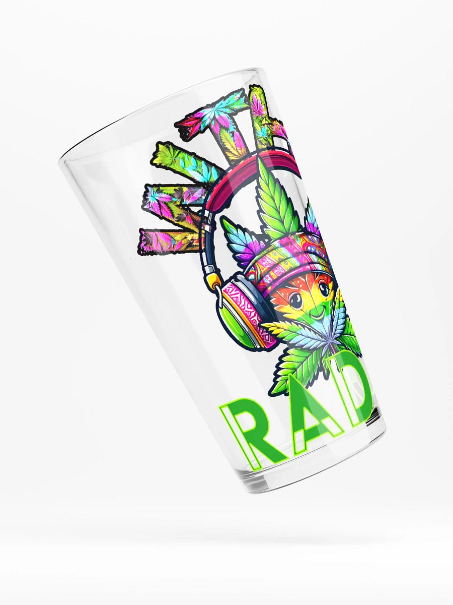 Da Groovy Cannabis Radio Shaker Pint Glass product image (4)