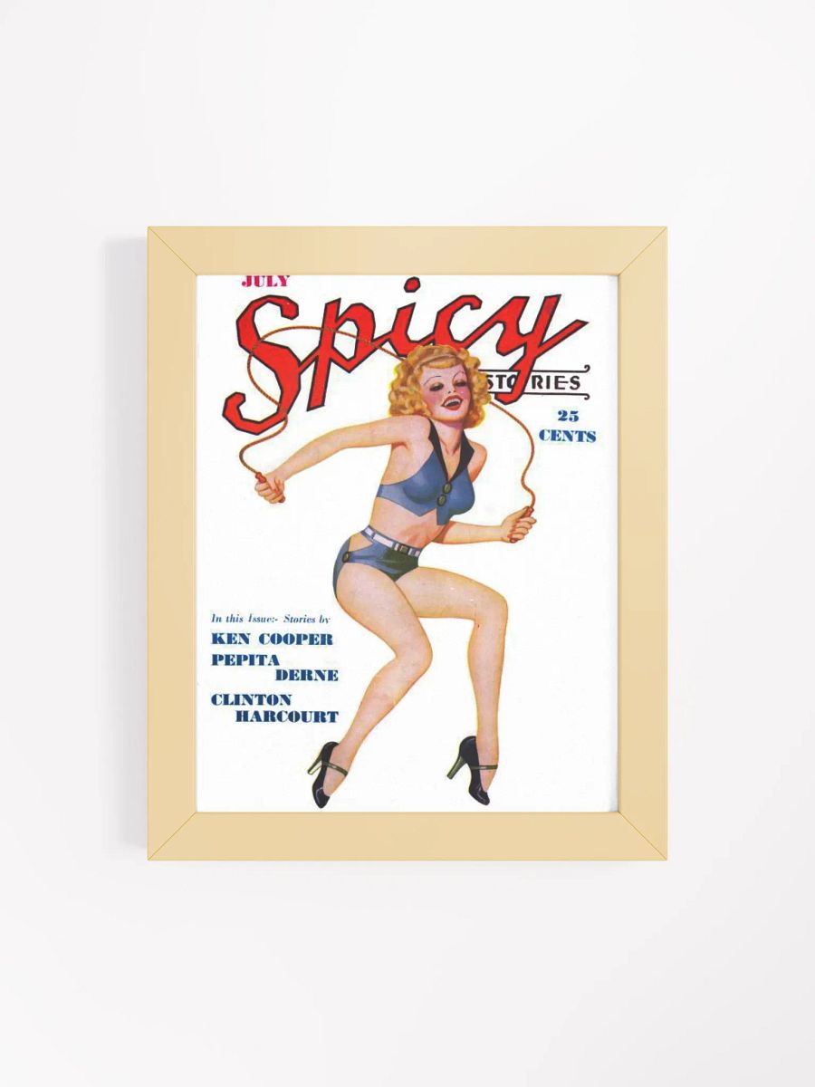 Spicy Stories Jump Rope Pinup Art product image (24)