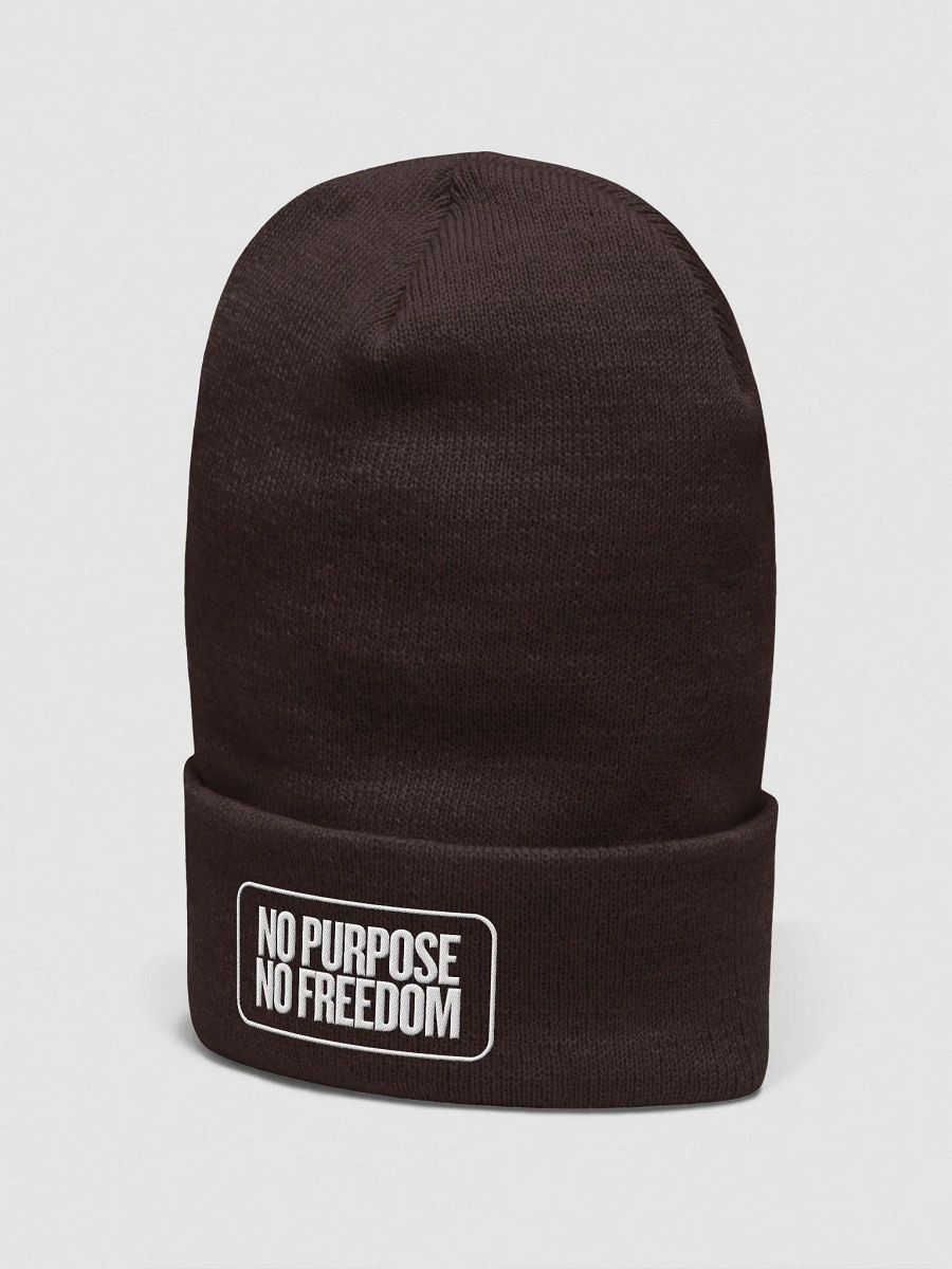 Abstract Dotted Beanie | AI Design no purpose no freedom product image (8)