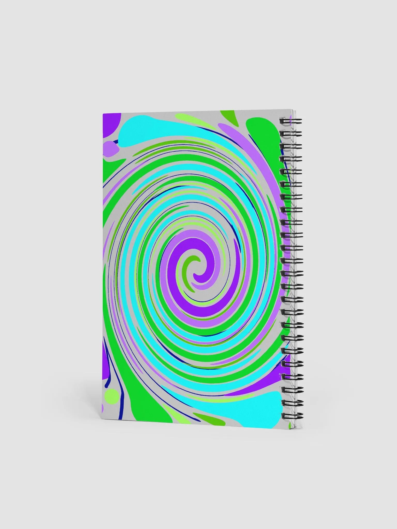 Psychedelic Swirls Spiral Notebook product image (2)