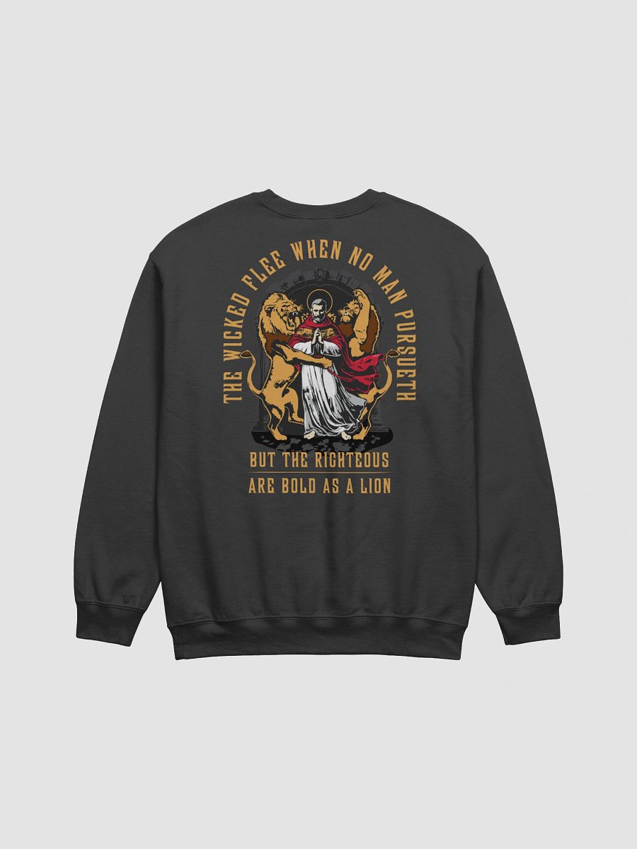 The rigtheous are BOLD as a LION - sweatshirt product image (3)