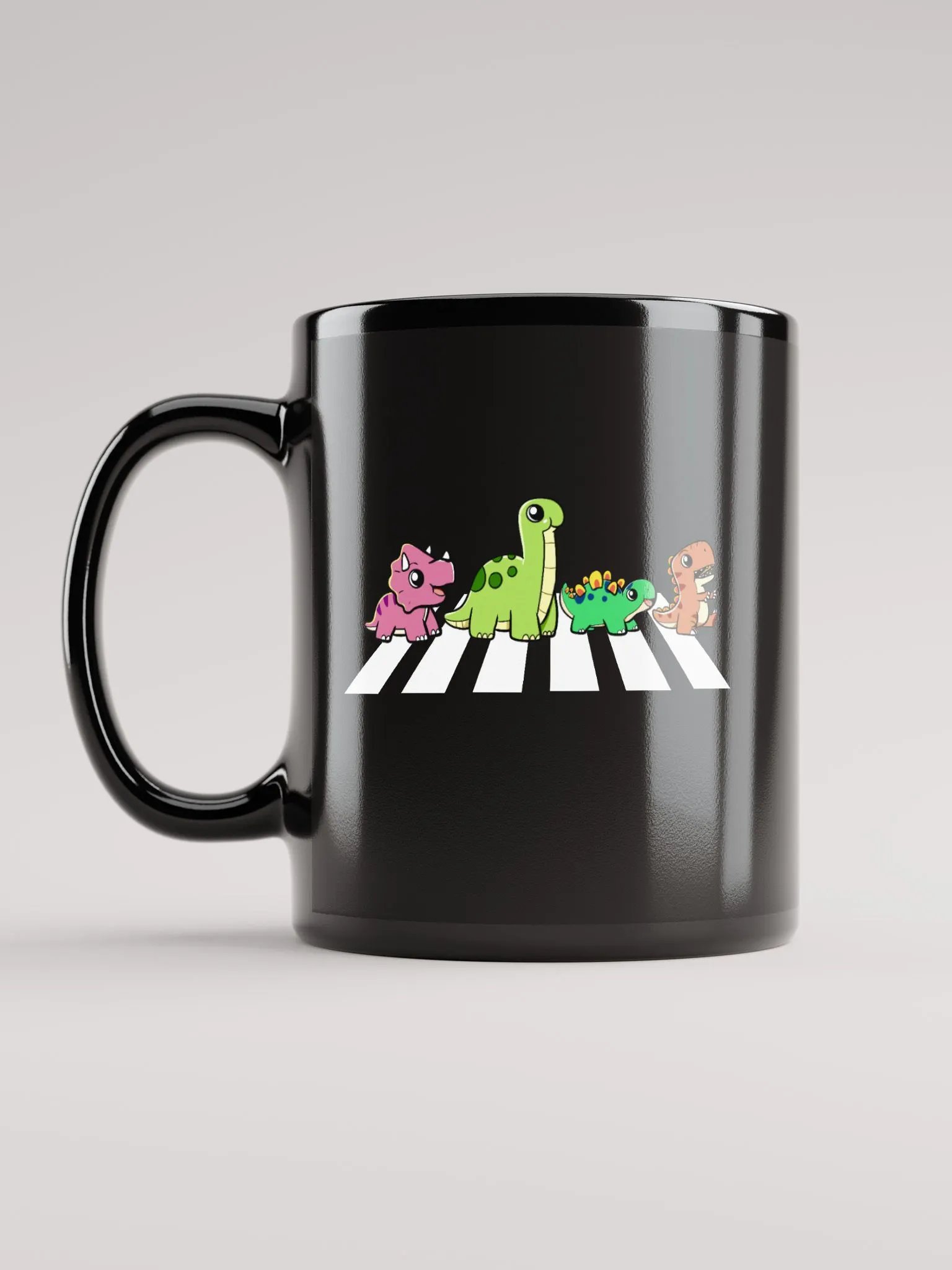 Cute Baby dinosaurs crossing Abbey Road product image (6)