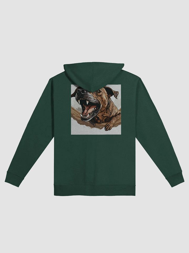 City Roamer Agresive Dog Fleece Zip-Up Hoodie product image (2)