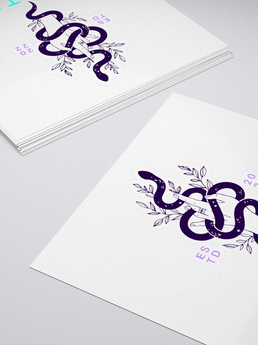 Purple Snek Logo Sticker product image (7)