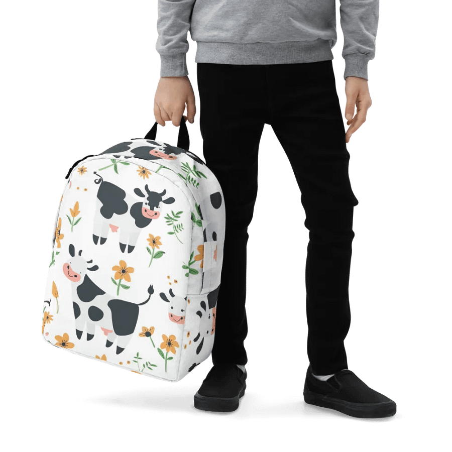 Playful Cow and Flower Backpack product image (7)