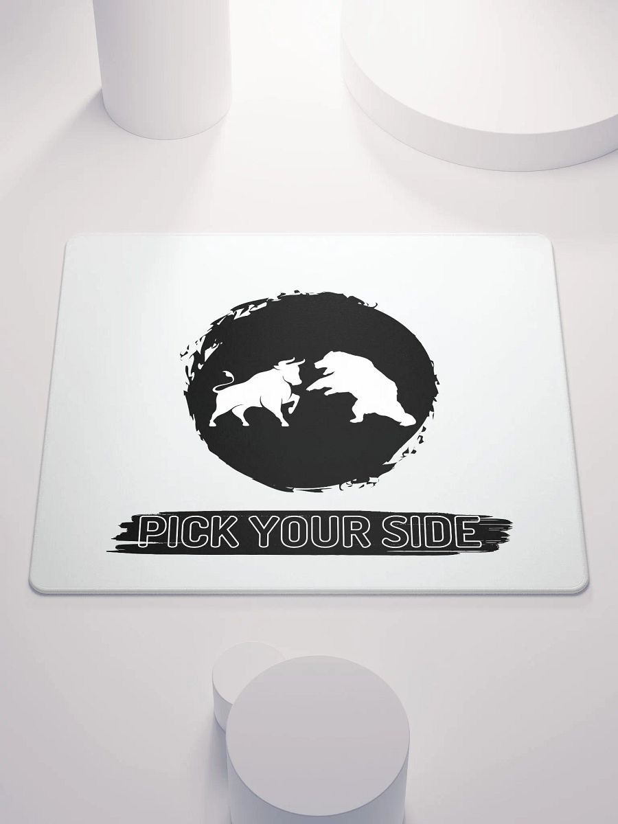Bull Bear Pick Your Side Large Mousepad product image (1)